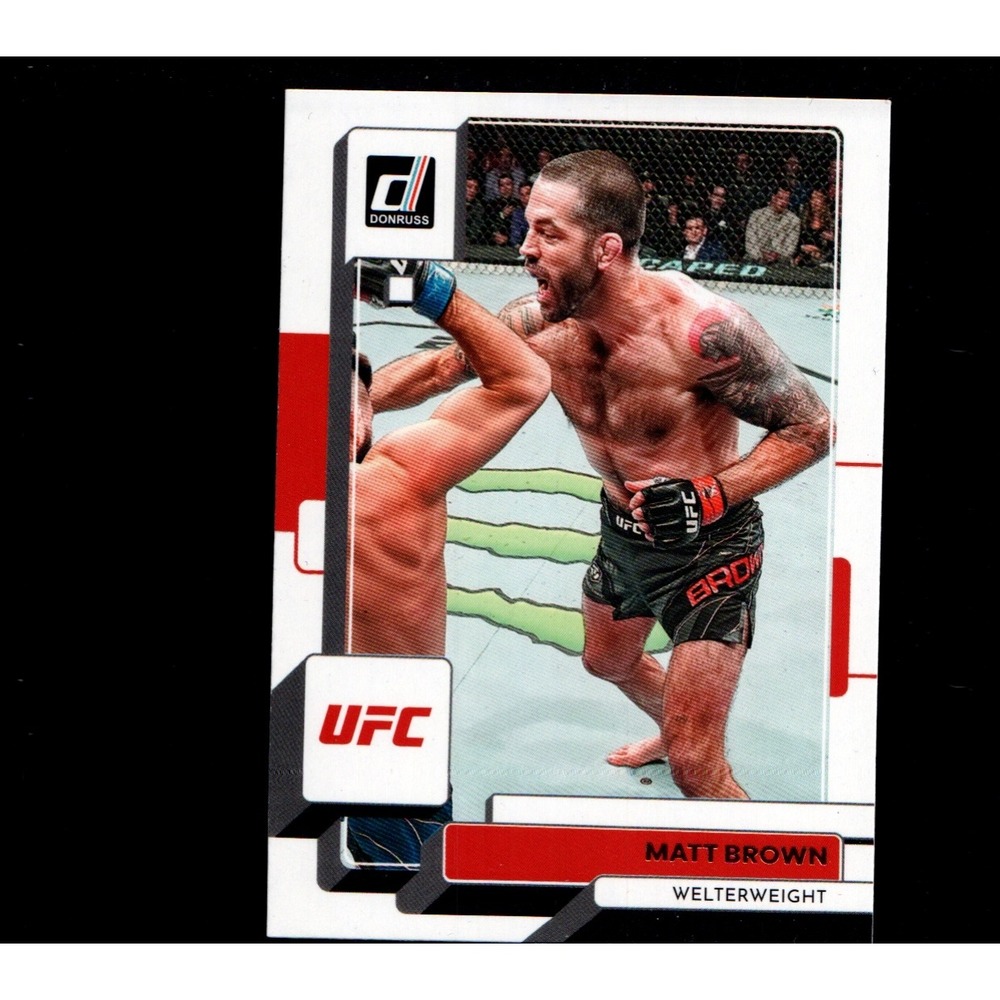 Matt Brown - 2023 Donruss UFC #115 - MMA Welterweight Trading Card